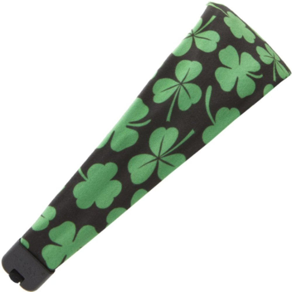 Hipsy Adjustable Spandex St Patrick's Day Green Shamrocks Xflex Headband - Picture 3 of 7